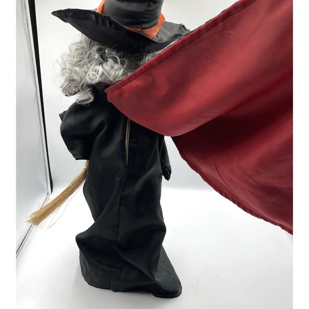 Vintage 1990s Rock And Roll Halloween Witch Animated Light Sound 20